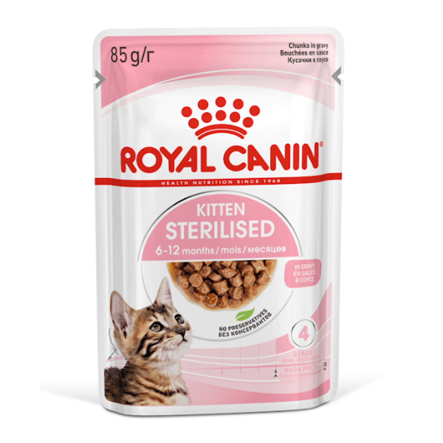 Royal Canin Kitten Sterilised alutasak Kölyök Cica 85 g