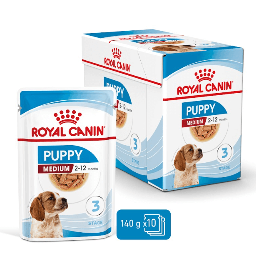 Royal Canin SHN Wet Medium Puppy Kölyökkutya alutasak 10x140 g Royal Canin SHN Wet Medium Puppy Kölyökkutya alutasak 10x140 g