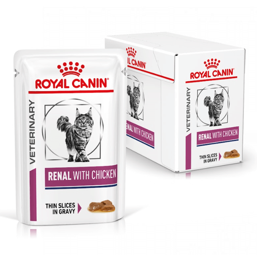 Royal Canin Renal Vesetámogató Macska alutasak Csirkével 12x85 g