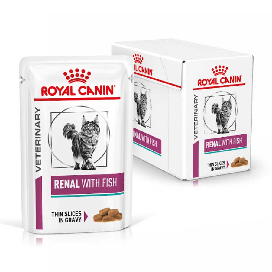 Royal Canin Renal Vesetámogató Macska alutasak Hallal 12x85 g