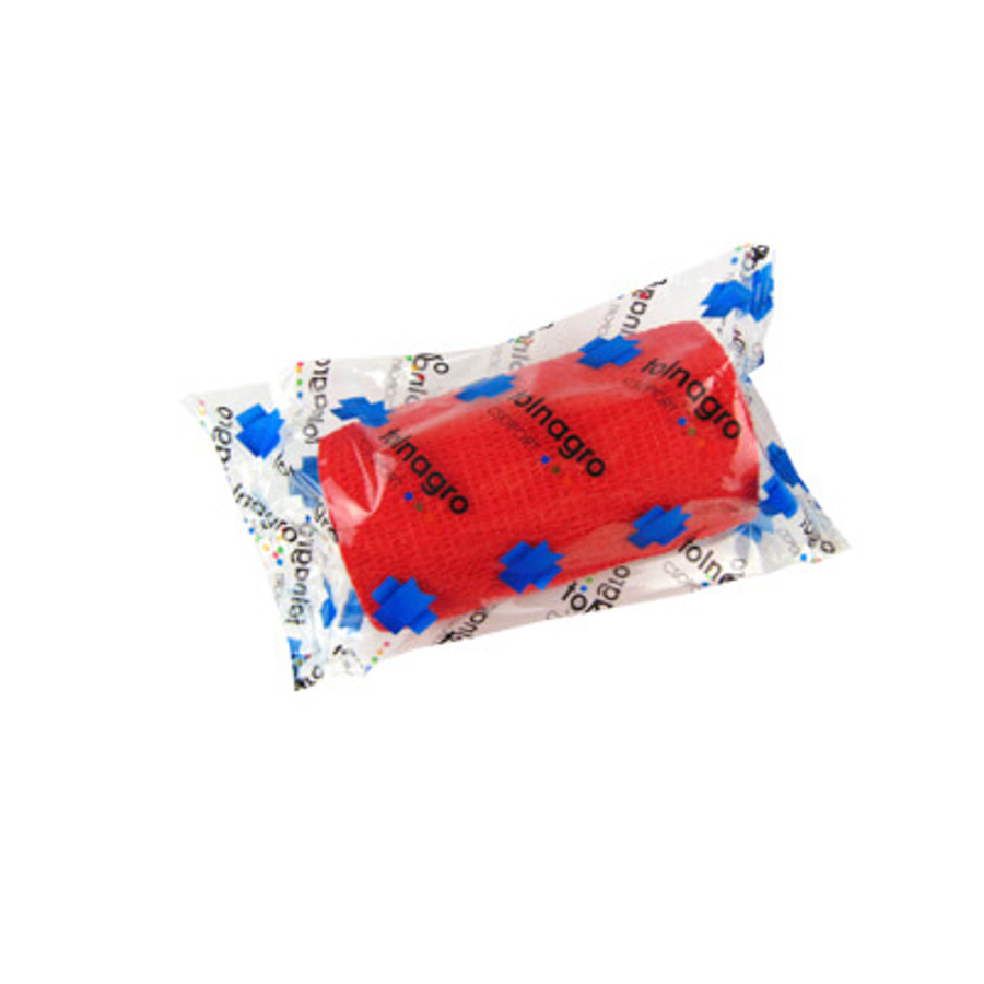 Rugalmas Pólya Copoly kötszer 10 cm Piros 1 x