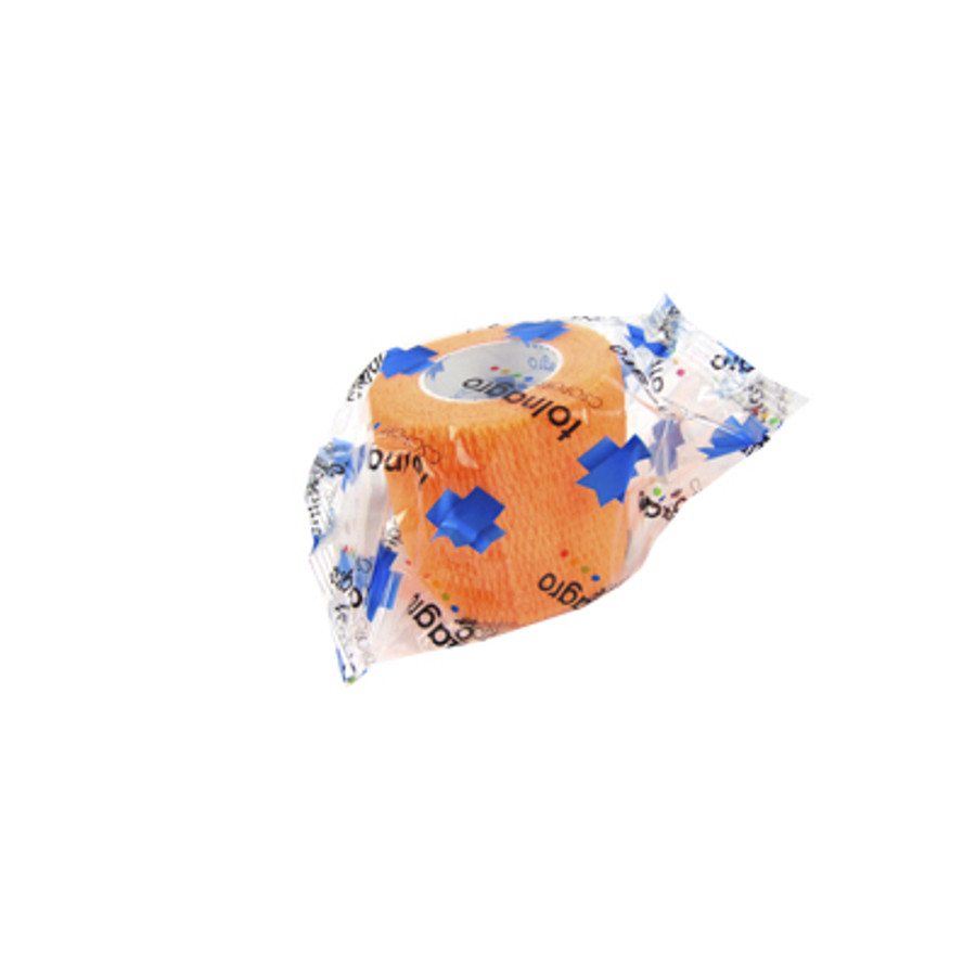 Rugalmas Pólya Copoly kötszer 5 cm Narancs 1 x