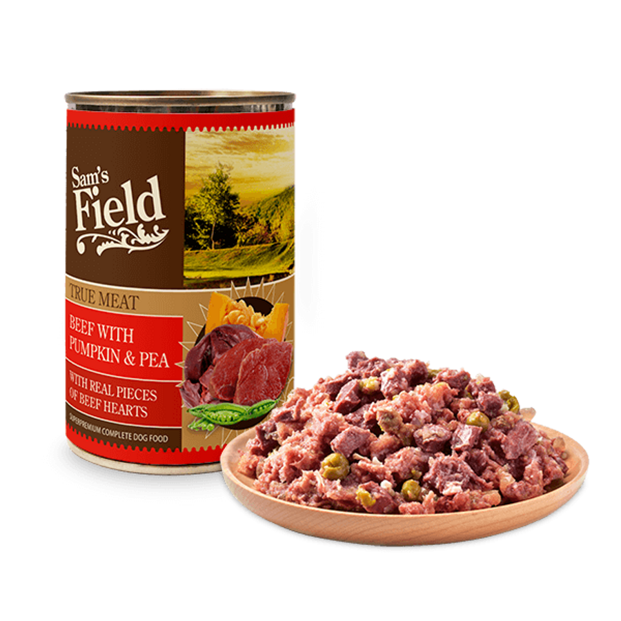 Sam's Field Konzerv Marha-Sütőtök-Borsó 400g