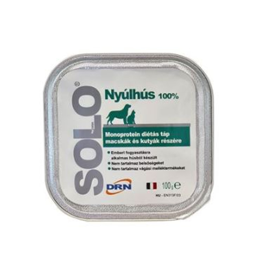 Solo 100% Nyúlhús nedves táp 100 g