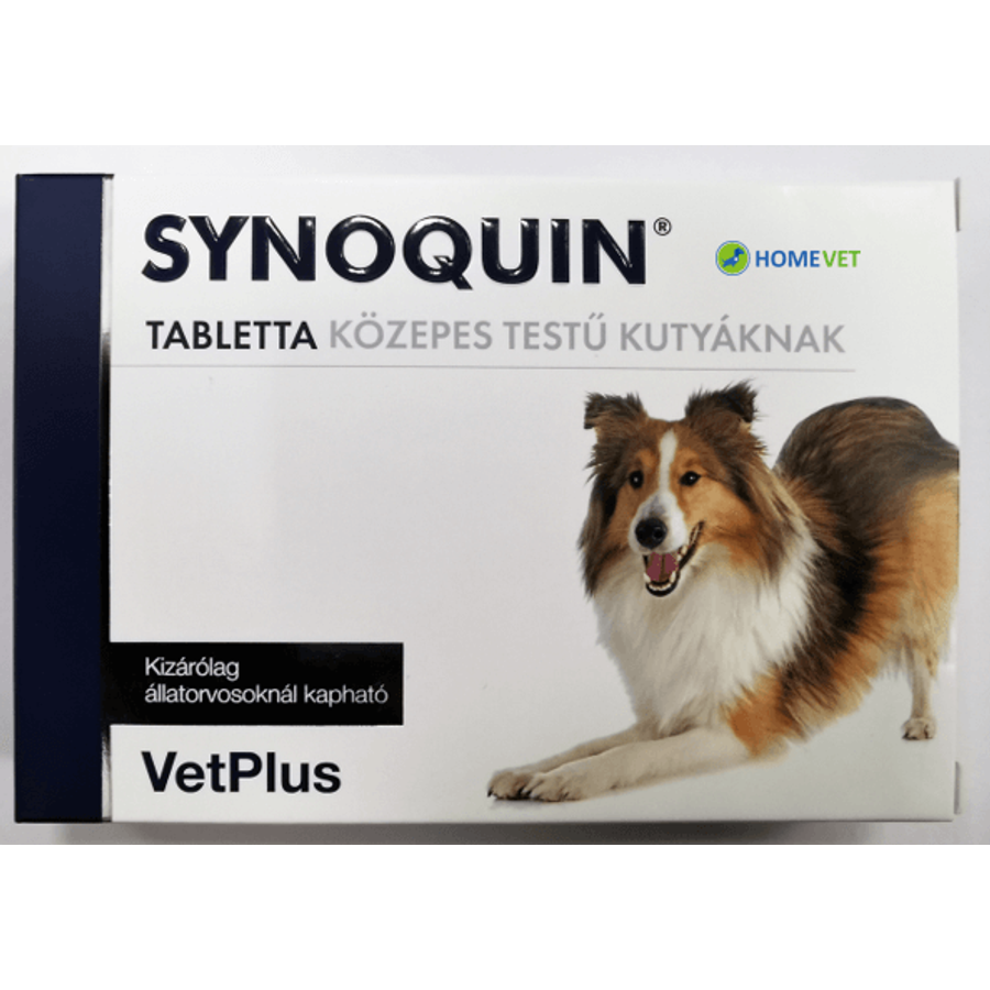 VetPlus Synoquin Medium Breed Kutya Ízületvédő rágótabletta 10-25 kg 30x