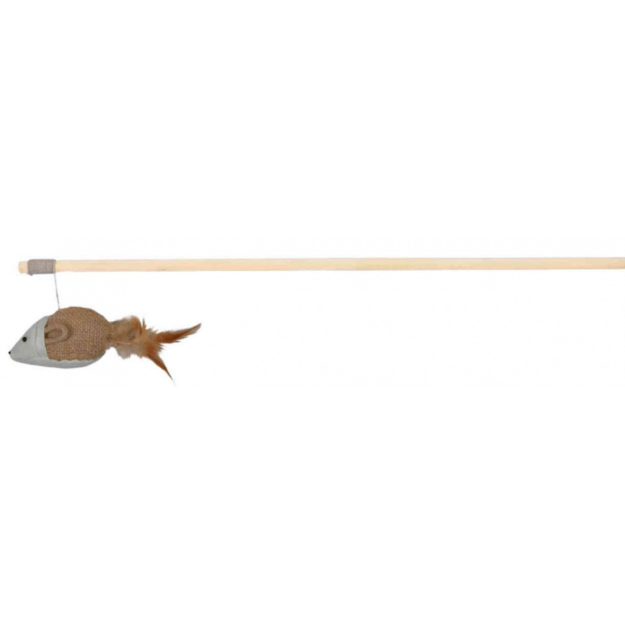 Trixie Játék Macskáknak Pálca Juta Egérrel 50 cm Trixie Játék Macskáknak Pálca Juta Egérrel 50 cm