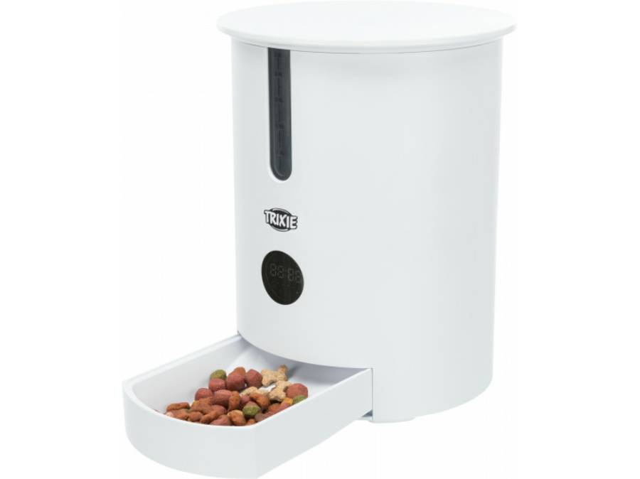 Trixie TX9 Automatic Food Dispenser - automata etető (fehér) 2.8 l/22×28×22cm