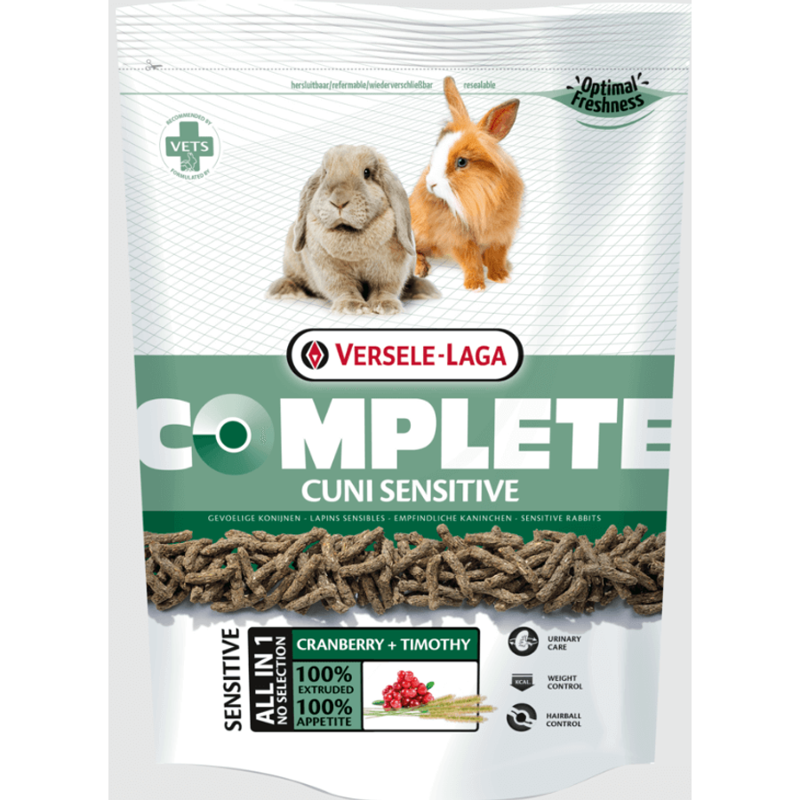 Versele-Laga Complete Cuni Sensitive Érzékeny Emésztésű Nyulaknak 500 g