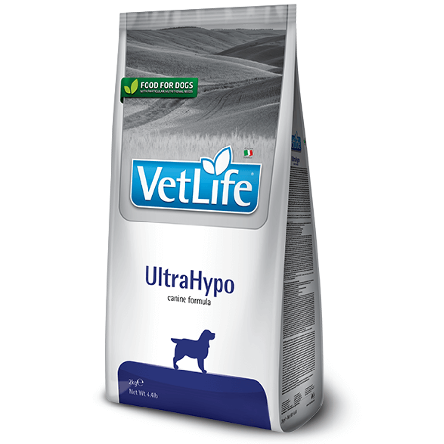 VetLife Dog UltraHypo száraztáp allergiás kutyáknak 2 kg