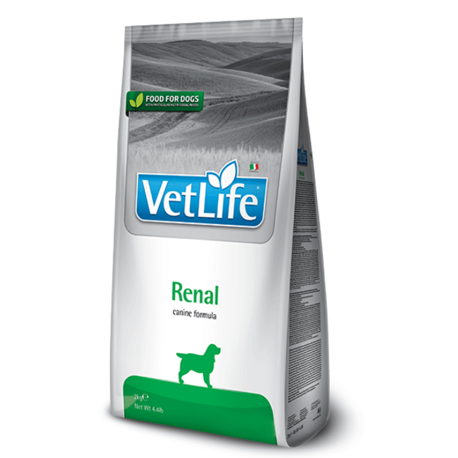 VetLife Dog Renal - Vesetámogató száraztáp kutyának 2 kg