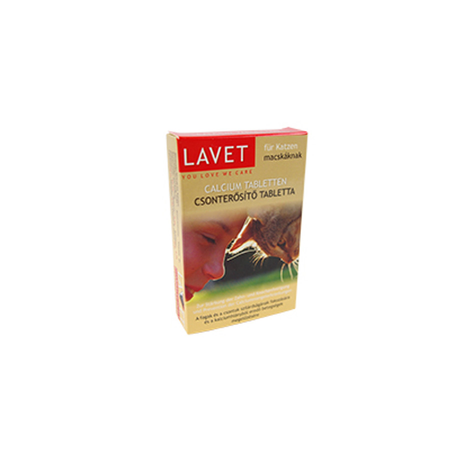 Lavet Calcium csonterősítő tabletta macska 50 db Lavet Calcium csonterősítő tabletta macska 50 db