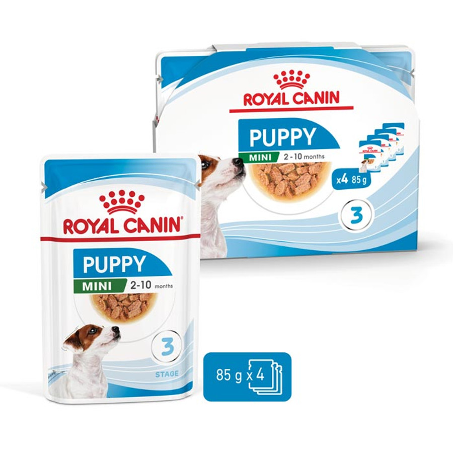 Royal Canin Mini Puppy Multipack 4x85g Kölyökkutya alutasak Royal Canin Mini Puppy Multipack 4x85g Kölyökkutya alutasak