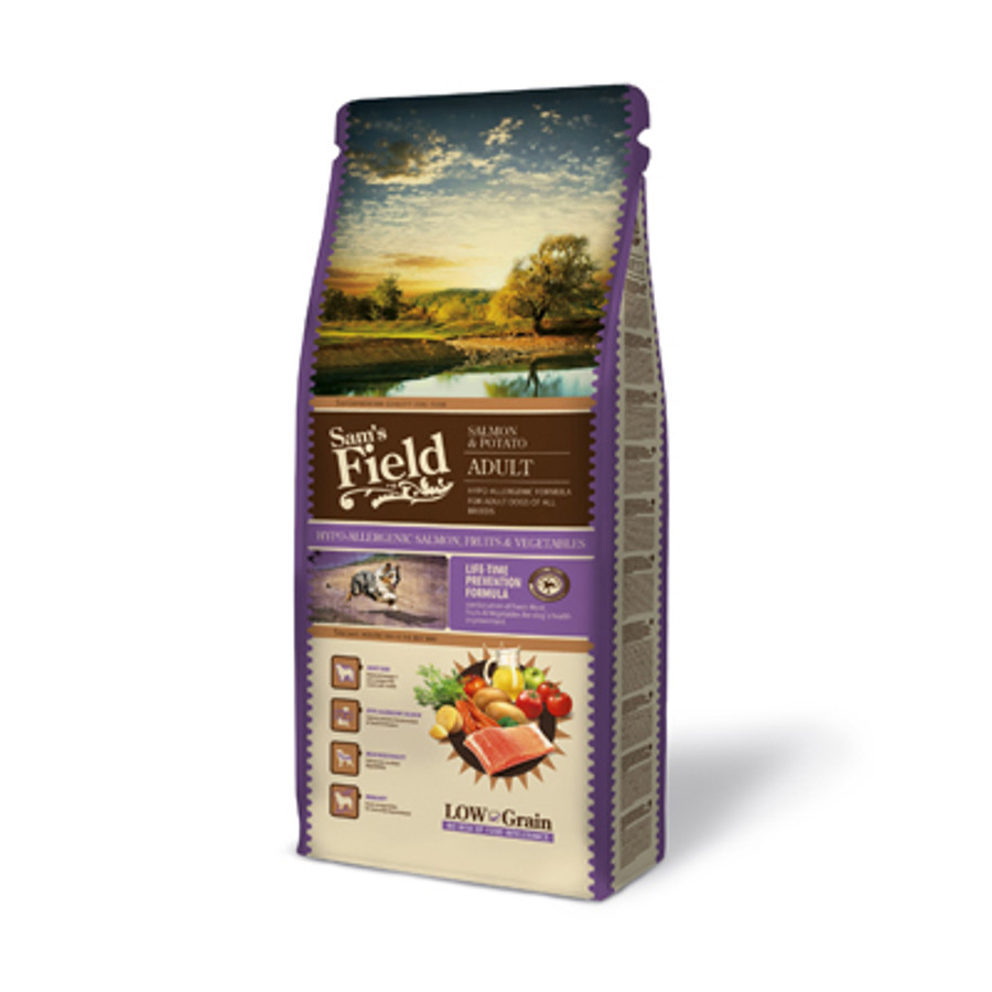 Sam's Field Felnőtt lazac-burgonya 13 kg