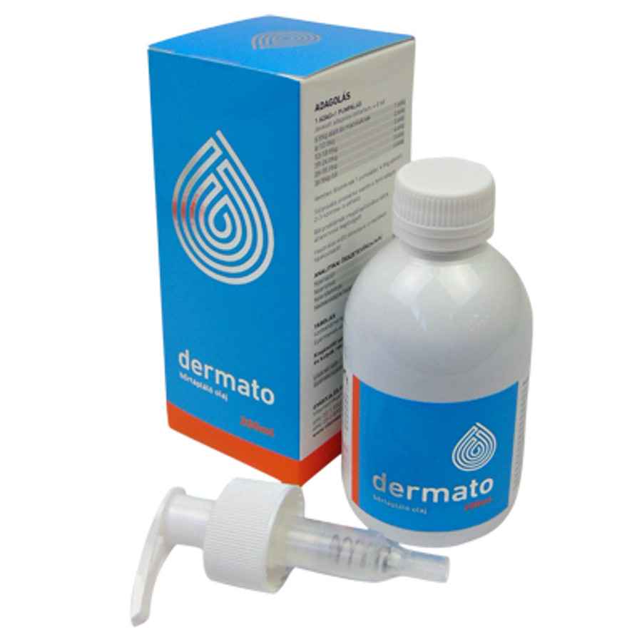 Dermato bőrtápláló olaj 200 ml Dermato bőrtápláló olaj 200 ml